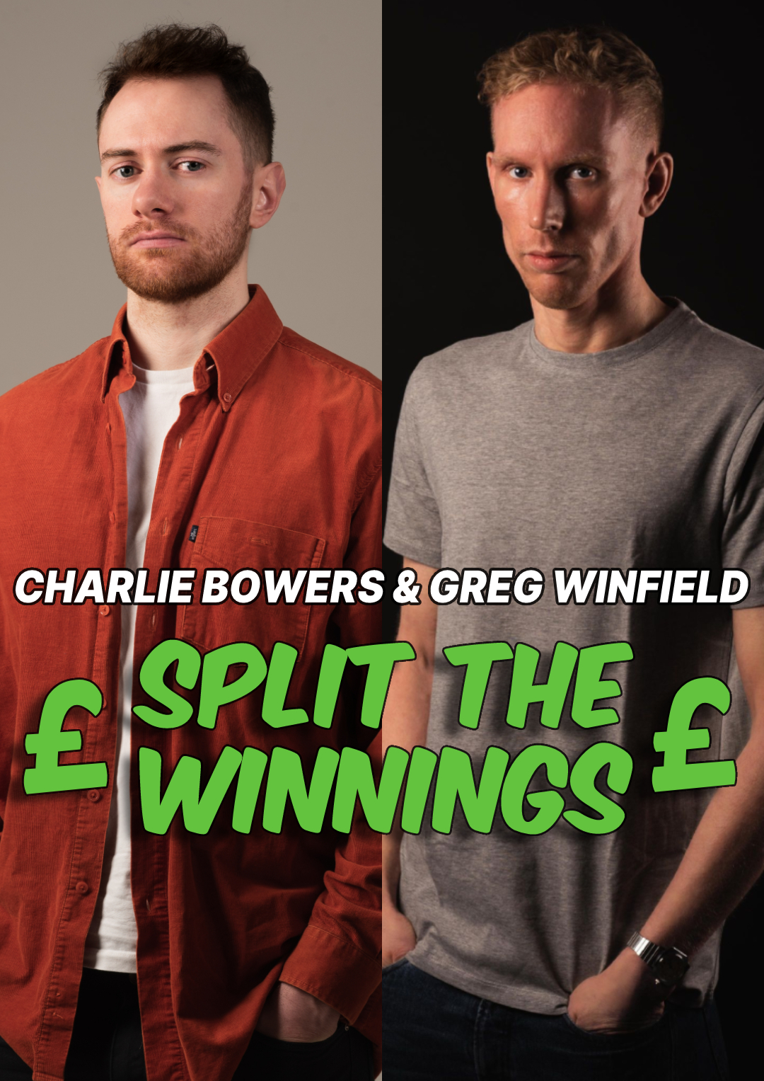 Charlie Bowers & Greg Winfield Brighton Fringe 2022 Event Image