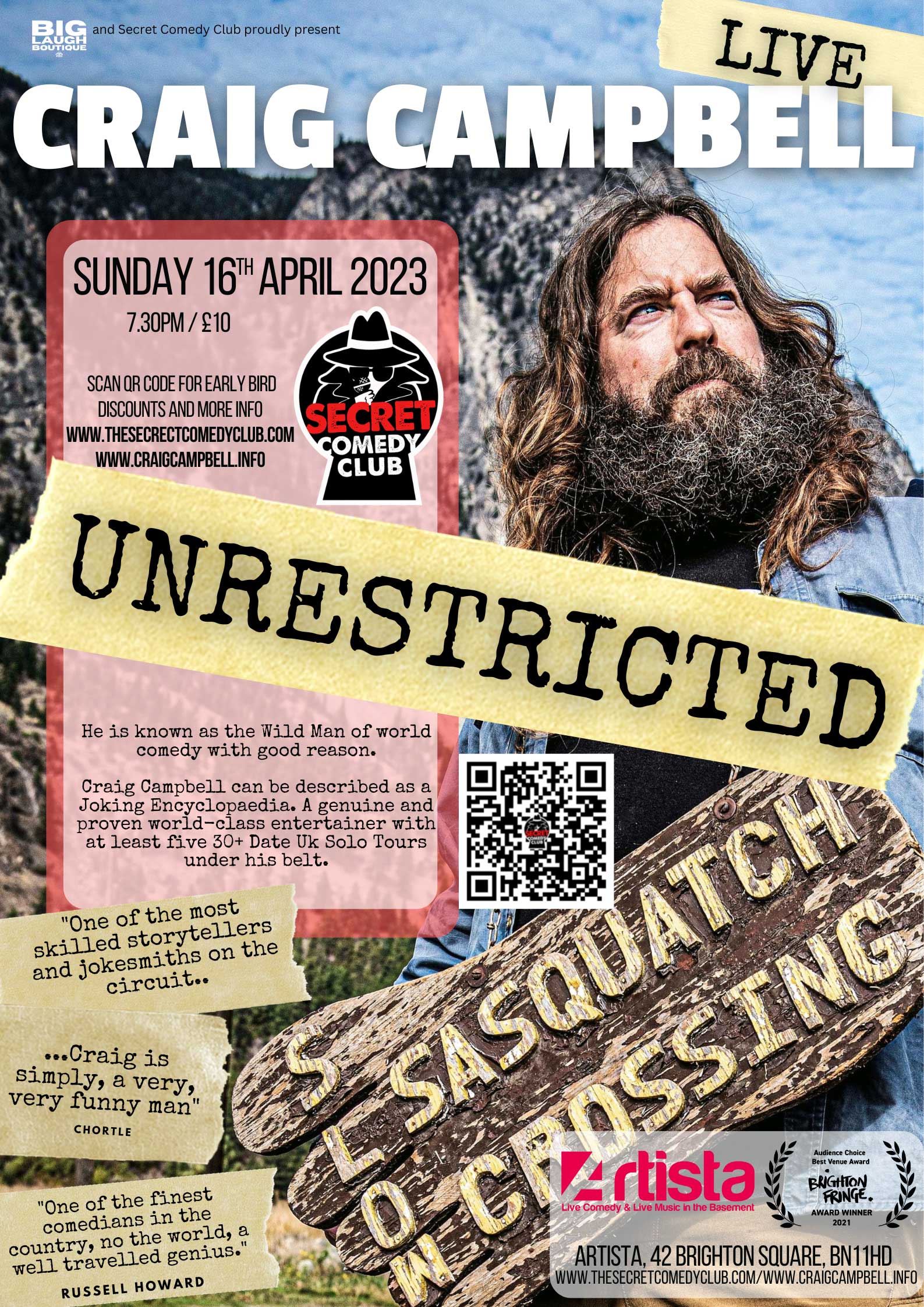 Craig Campbell -Unrestricted - Poster